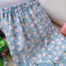 Women Printing Flower Chiffon Skirt Casual Dresses